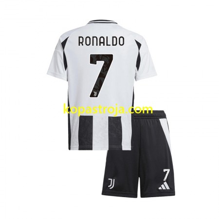 Billiga Fotbollströjor Juventus Cristiano Ronaldo 7 Barn Hemma tröja 2024/25 Kortärmad